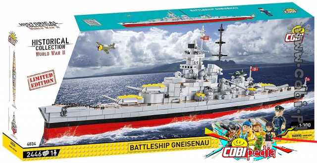 Cobi 4834 Battleship Gneisenau - Limited Edition